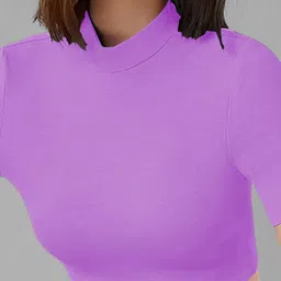 Dream Beauty Fashion Women Solid Crop Top image 2