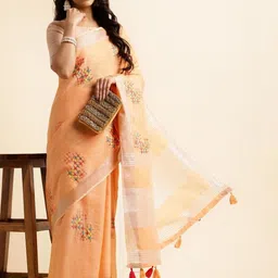 DIVASTRI Embroidered Saree image 3