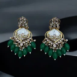 Women Click Geometric Drop Earrings image 3