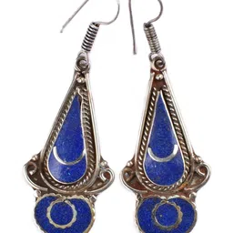 AAR Jewels Rhodium-Plated Brass Quartz Drop Earrings-image-81