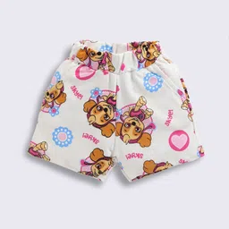 YK X Minute Mirth Infants Girls Paw Patrol Printed Pure Cotton Top with Shorts image 2