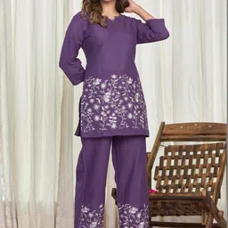GHUMMAN SONAKSHI Women Printed Night suit image 3