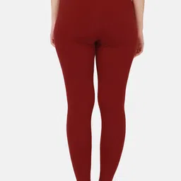 VANSIRI Pack Of 3 Pure Cotton Slim-Fit Ankle-Length Leggings image 2