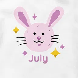 THE PRINT PLATTER Kids Printed Ultra bio wash with Envelope Neck Cotton Bodysuits image 2