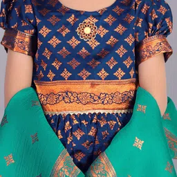 BAESD Girls Ready to Wear Lehenga & Blouse With Dupatta image 2