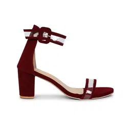 dbcooper Velvet Party Block Sandals image 4