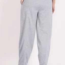 clothink india Women Solid Grey Track Pants image 2