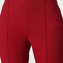 Brainbees Women Pack Of 2 Textured Smart Skinny Fit High-Rise Regular Trousers image 4