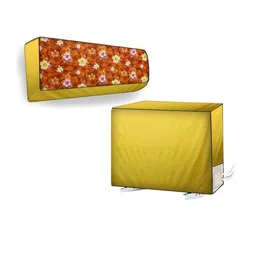 The Furnishing Tree Yellow Plastic Air Conditioner Cover-picture-25