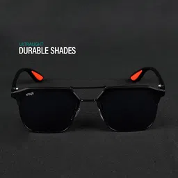 Irayz Unisex Square Sunglasses with UV Protected Lens 2806-Full image 4