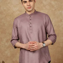 House of Pataudi Men Cotton Straight Short Kurta-picture-18