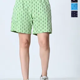 BAESD Women Printed High-Rise Shorts-picture-37