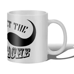 Get Fatang White Typography Printed Ceramic Glossy Mugs Set of Mugs image 4