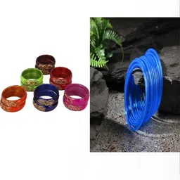 SOMIL Set Of 24 Artificial Stones-Studded Bangles-image-14