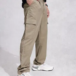 WROGN Men Pleated Cargos Trousers-picture-29