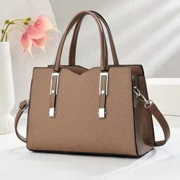 StyleCast PU Structured Handheld Bag With Detachable Sling Strap-picture-35