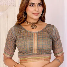 AWRIYA Zari Handloom Chanderi Saree image 2