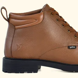 yoho Men High-Top Premium Leather Winter Classic Boot M-003 image 4