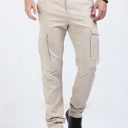 RIGS AND RAGS Men Solid Relaxed Mid-Rise Casual Cargos-picture-28