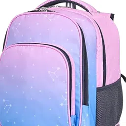 Palay Girls Colourblocked Trolley Backpack image 4