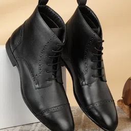 Teakwood Leathers Men Leather Casual Heeled Regular Boots-picture-19