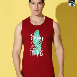 WOOSTRO Men Pack Of 2 Typography Printed Slim Fit T-shirt-picture-32