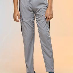 Technosport Boys Colour Blocked Straight Fit Cargo Track Pants With Ts Flexi-picture-12