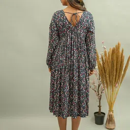 J 6 DESIGNER Floral Print Fit & Flare Dress image 4