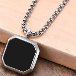 J.S ENTERPRISES Square Pendants with Chains-picture-24