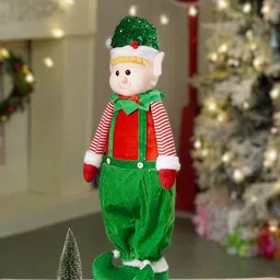 Little Surprise Box LLP Green Dungary Naughty Elf Christmas Table & Home Dcor image 3