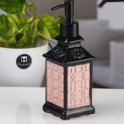 Kookee Pink Abstract Ceramic Soap Dispenser-picture-21