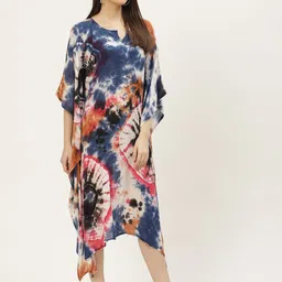 maaesa Women Kaftan Multicolor Midi/Calf Length Dress image 4