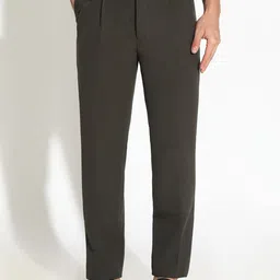 SHOWOFF Men Cotton Formal Formal Trousers-image-12