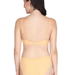 Liigne Women Pack Of 3 Women Everyday Padded Bra Pure Cotton Lingerie Set image 5