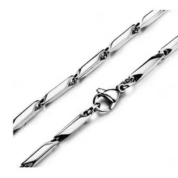 Rashifaashion Unisex Stainless Steel Minimal Link Chain image 3