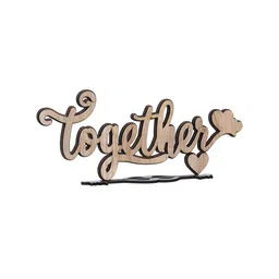 eCraftIndia Brown Wooden Showpiece With Stand image 2