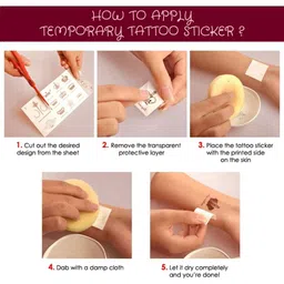 VOORKOMS Mom With Heart & Wings Temporary Tattoo Sticker image 3