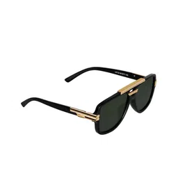 DressBerry Unisex Browline Sunglasses with UV Protected Lens DBSG24-LH132-BK-Black image 2
