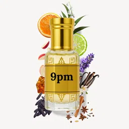 Ali Perfumes 9 Pm Alcohol Free Attar - 12 ml-image-88