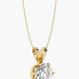 VALANOVA BIS Hallmark 14K Gold Diamond Studded Pendant 1.06g image 3