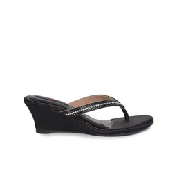 Bata Embellished Wedge Sandals image 5