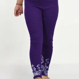 BAESD Girls Printed Pure Cotton Ankle Length Leggings-picture-52