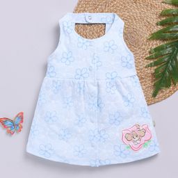 Moms Love Infant Girls Paw Patrol Printed Pure Cotton Fit & Flare Dress-picture-21