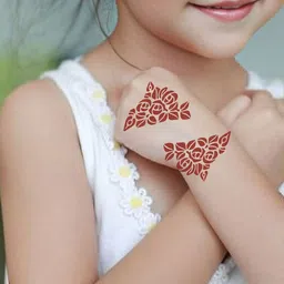 VOORKOMS Floral Mehndi Stencil Sticker image 4