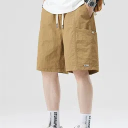 KPOP Men Typography Printed Shorts image 3