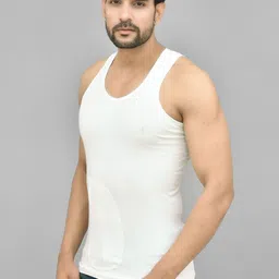 UNDERLOOP Pack Of 2 Pure Cotton Basic Vests wpktrn2-85 image 2