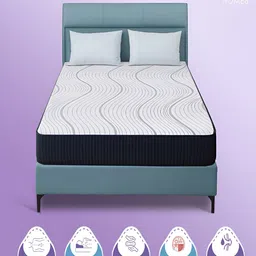 LIBRA HOMES Off White & Grey Ortho Memory Dual Comfort Back Support Single Mattress image 3