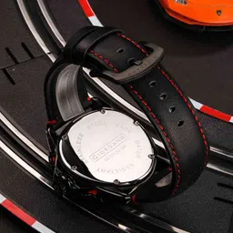 GIORDANO Men Dial & Leather Textured Straps Analogue Watch GZ-50132-03 image 2