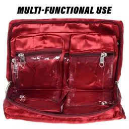 Aura Maroon Set of 2 Regular Jewellery Organiser Organisers image 3