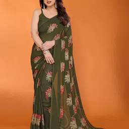 KALINI Floral Printed Saree-image-26